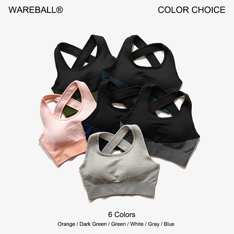 Pilates Yoga Jacket - WAREBALL 6 renkler Yoga spor sütyeni