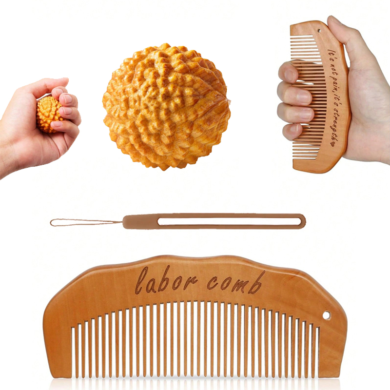 Acupressure Ball Set - 3'lü Doğum Tarağı Akupresür Masaj Topu