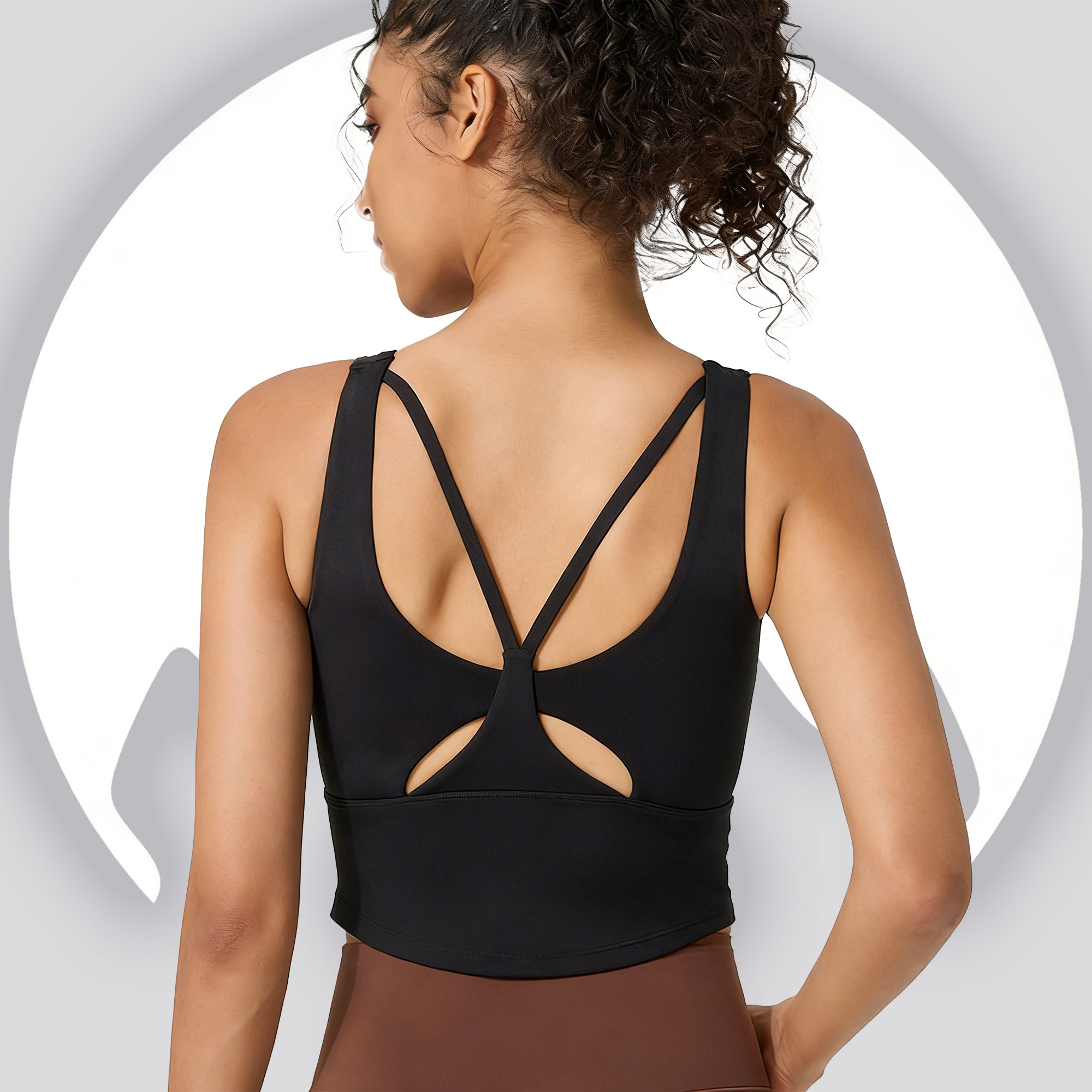 Pilates Yoga Top - Kadınlar için Sabit Kuplu Yoga Spor