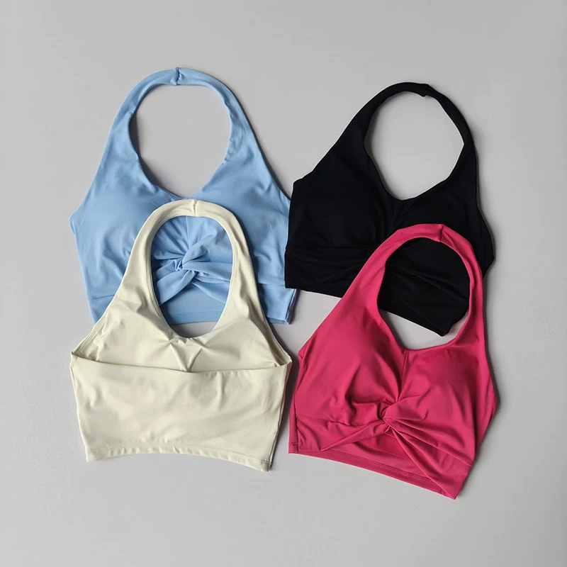 Halter Twist Spor Sütyeni Kadı - Pilates Yoga Top incelemesi ve fiyatı